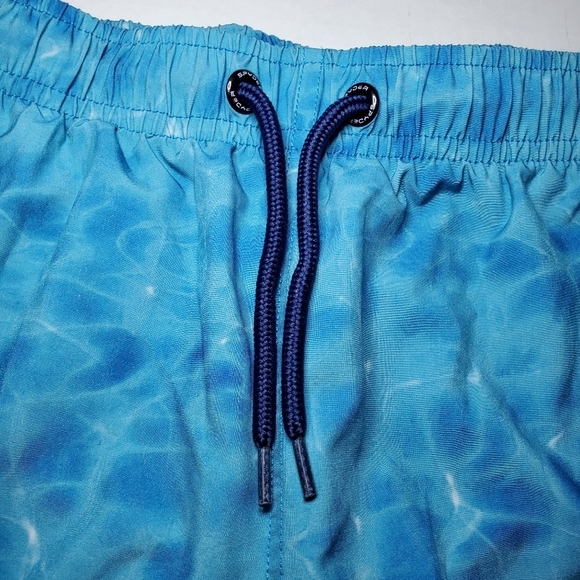 Spyder Swim Shorts Boys Medium Blue Lined Drawstring Casual Beach - Picture 2 of 8
